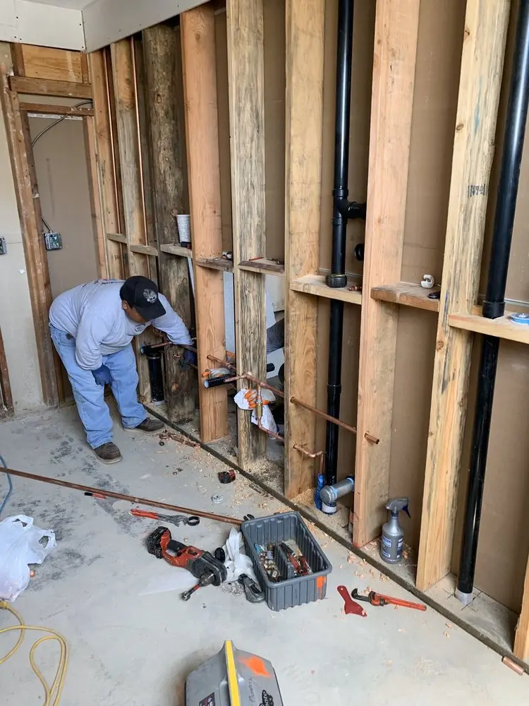 Commercial rough-in plumbing for Commercial Plumbing in Pecan Springs Springdale